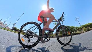 Unboxing y test de mi nueva DYU Stroll 1 700C City Electric Bike !! Ligera y rápida!!