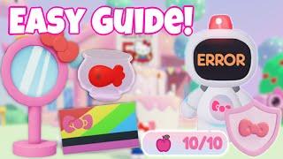 EASY! Mystery Museum Slow Guide | 50-th Anniversary Minigame | Roblox My Hello Kitty Cafe | Riivv3r