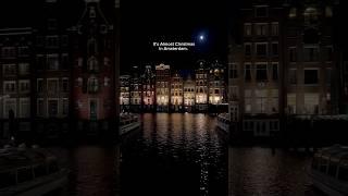 It’s almost Christmas in Amsterdam  #shorts #amsterdam #christmas #walkingtour #city #citytour