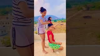 netho ne pilla #vizagtwinsofficial #priyapriyanka #twinsisters #priyagokada #priyankagokada #viral