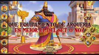 QUE EQUIPAMIENTO DE ARQUERIA UTILIZAR, TEN EN CUENTA ESTO | Rise of Kingdoms Español