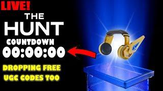 ROBLOX LIVE shooting *VAULT STAR HEADPHONES* For Fans THE HUNT COUNTDOWN LIVE #robloxhunt