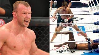 A brutal knockout from Shlemenko's student in 14 seconds! Almost took his head off!