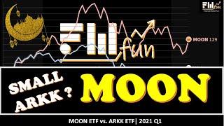 MOON ETF vs. ARKK ETF 2021 Q1 | Financial Market Fun