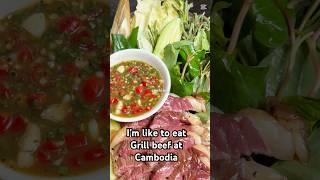 #cookingfood #cambodia #grill  #beef #pepper #kompot #chef_chhay