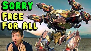 How To Ruin FREE FOR ALL? War Robots Mk3 Gameplay WR