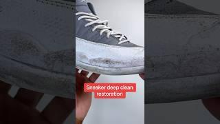 Sneaker deep clean restoration