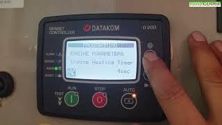 Cài đặt datakom dkg d200/datakom dkg d200 setting/PDNY GenAir