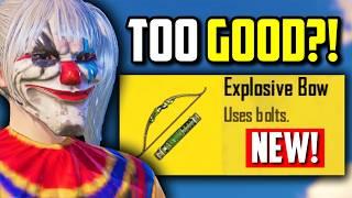 USING NEW EXPLOSIVE BOW!! | PUBG Mobile
