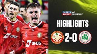 Shock win and TWO red cards! | Portadown 2-0 Cliftonville | #sportsdirectprem