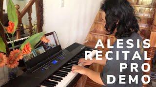 Alesis Recital Pro Demo - David Galang Performing W. A. Mozart's Piano Sonata in C, K. 545 (Excerpt)