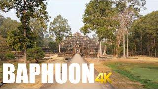 Baphuon Temple, Angkor walking tour 4k 60fps