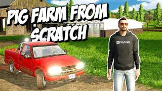 Starting A New Pig Farm From Scratch with Nothing But a Chevy S10 | Isolated Valley Supercut Pt1