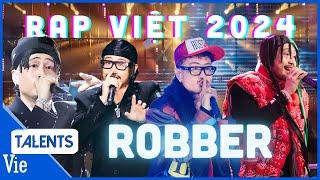 Robber và 4 tiết mục đỉnh cao, bứt phá ngoạn mục qua từng vòng thi tại Rap Việt 2024