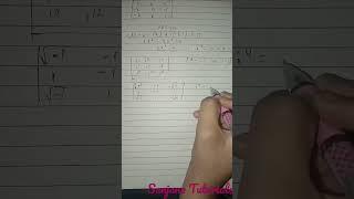 NDA Matrices And Determinants Short Trick in 40 seconds | NDA 2023 # Short Tricks #Sanjana Tutorials