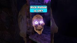 Rick Rolled in Waltz of the Wizard VR? #vr #virtualreality #gaming #quest2 #quest3