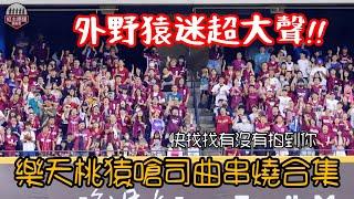 樂天桃猿球迷展現驚人氣勢 台北大巨蛋外野五首嗆司曲串燒合集 250614 #樂天桃猿 #rakutengirls #流量密碼