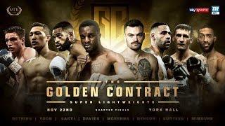 LIVE BOXING! - MTK GLOBAL'S - 'THE GOLDEN CONTRACT' *THE SUPER LIGHTWEIGHTS* - FULL UNDERCARD (ONLY)