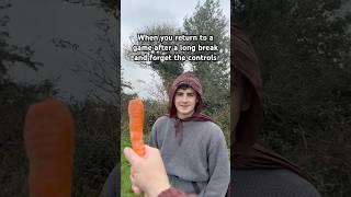 When you return to a game after a long break and forget the controls  #comedy #videogames #skyrim
