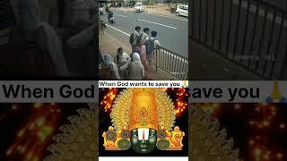 When God Venkatesya save you from bike accident  #omnamovenkatesya #omnamonarayana #shortsfeeds