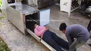 MORTUARY CHAMBER WITH TELESCOPIC MECHANISM / DEAD BODY FREEZER/ Manufactured in Rajkot Gujarat