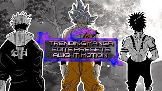 Trending Manga Edits Presets | Alight Motion part 4