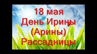 18 мая - Ирина (Арина) рассадница.Что нельзя делать