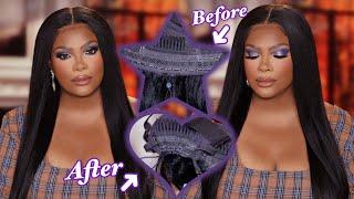 I AM IN LOVE! The Best Natural Glueless Yaki Wig For Beginners with New Upgrade Drawstring | UNICE