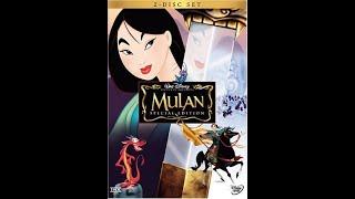 Opening to Mulan Special Edition DVD (2004, Both Discs)