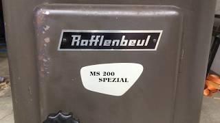 Rafflenbeul MS 200 Spezial - sole stitcher - double stitch machine