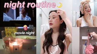 [SUB] Night routine l skincare routine (สกินแคร์ทุกตัวที่ใช้), movie nightl Beamsareeda