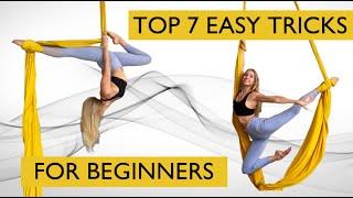 TOP 7 EASY TRICKS ON AERIAL SILKS FOR BEGINNERS - Aerial Silks Lessons