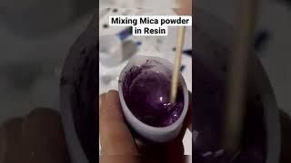 Mica Powder in Resin