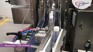 Automatic Sleeve Wrapper & Shrink Tunnel for Shrink Packing of Antiseptic Liquid Bottles | Clearpack