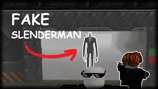 Trolling players with FAKE SLENDERMAN in Roblox! (FUNNY MOMENTS)