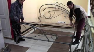 Кованые кровати: виды оснований. Ковані ліжка: види основ. Wrought iron beds: types of bases.