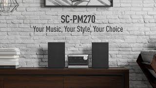 Panasonic SC-PM270 Micro System with CD, Radio and Bluetooth®