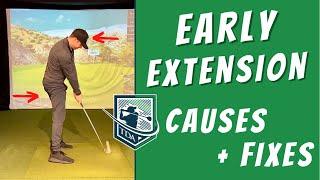 Early Extension in the Golf Swing