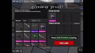 GIVEAWAY PROOF! || iirainydays