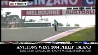 ANTHONY WEST crash 267 KPH ANTWEST13