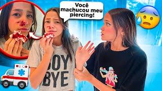 O PIERCING DO NARIZ DA MILLENA MAIA RASGOU! *a culpa foi dela*