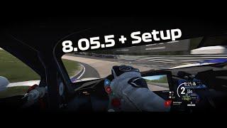 ACC Nordschleife 8:05.5 with 720S GT3 + free setup