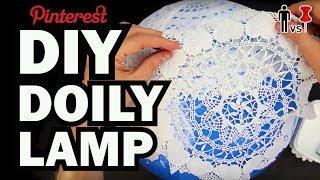 DIY Doily Lamp - Man Vs. Pin - Pinterest Test #44