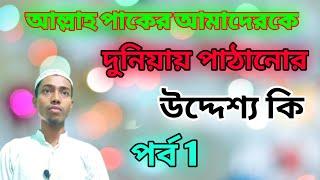 আল্লাহ পাকের আমাদেরকে দুনিয়ায় পাঠানোর উদ্দেশ্য কি Ar Daulatabad Pa Solua Mumtajul Islam Islamicwaz