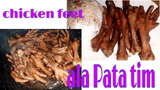 Chicken feet ala Pata tim masarap pala