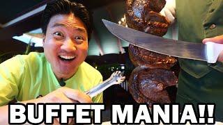 The Biggest ALL YOU CAN EAT BUFFET Tour near Los Angeles!