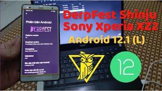 DerpFest Shinju Android 12L Custom rom for Sony Xperia XZ2