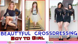 Stunning crossdressing photos collection | Male to female transformation  | Beautiful crossdressing