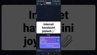 INTERNET HAVOLASINI JOYLASH! #telegram #telegramsirlari #texnologiya #youtubeshorts #shortyoutube