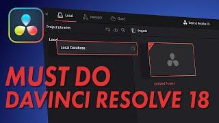 Before you update to DaVinci Resolve 18 Tutorial